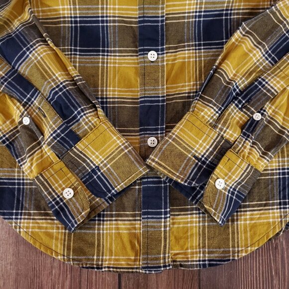 Band of Outsiders Mens Size 2 Medium Plaid LS Button Down Shirt USA Made - Picture 6 of 11